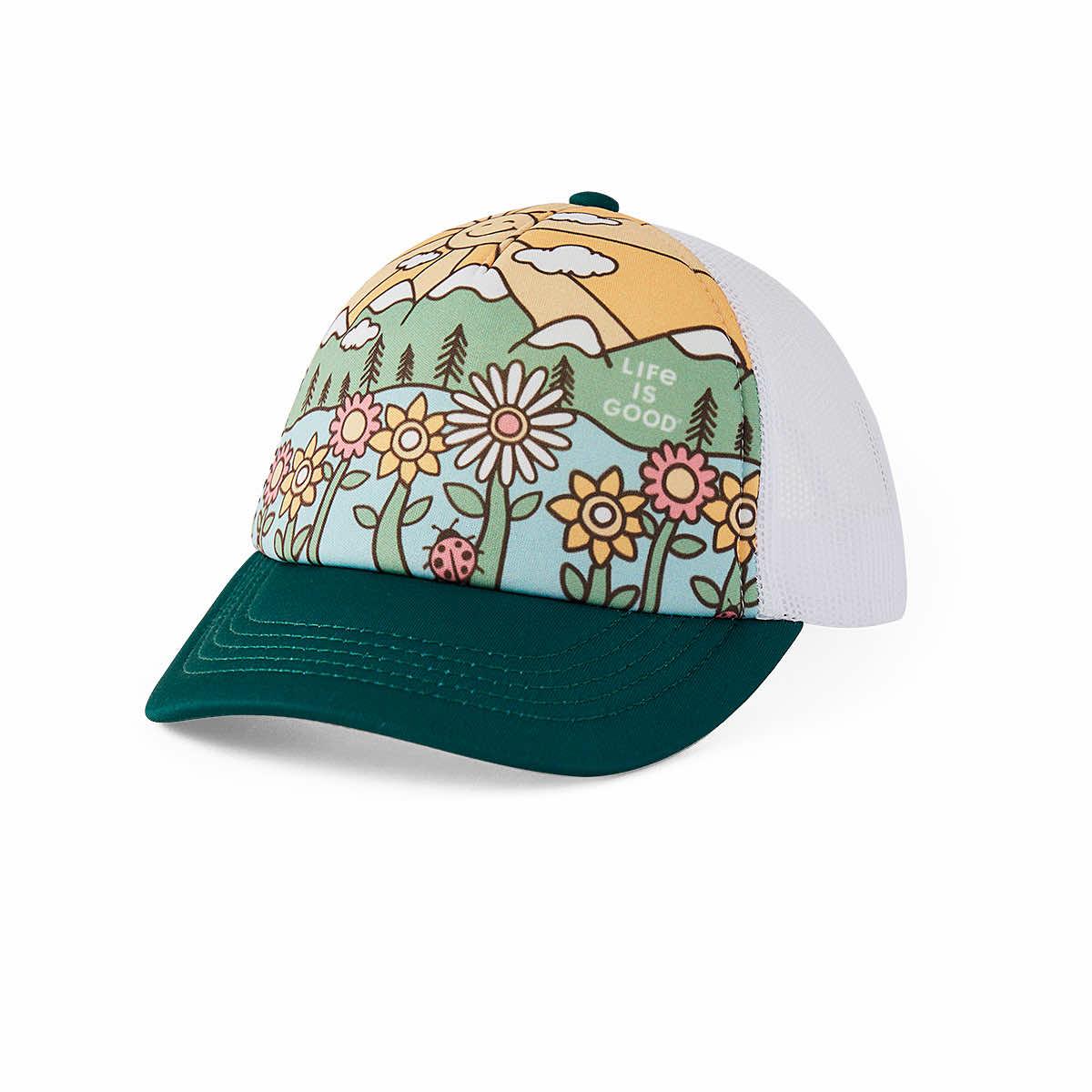Kids' Here Comes The Sun Retro Trucker Hat