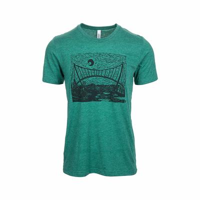 Costa Del Mar Men's Sun Blocks T-Shirt, XL, Bay Green