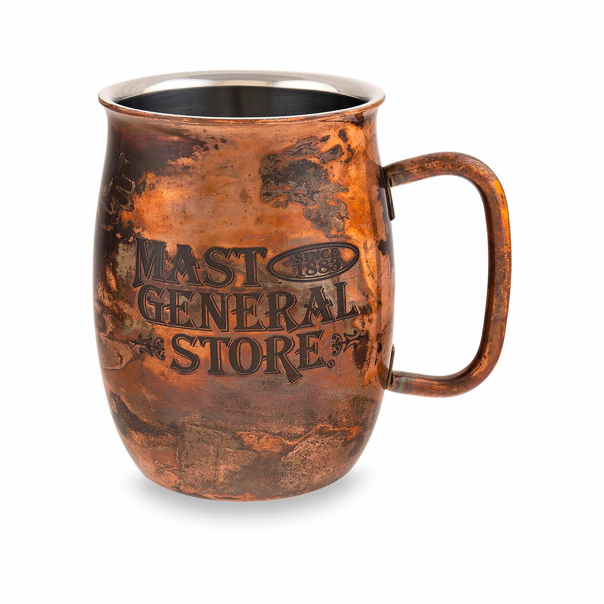 Mast General Store Wild Bill's Distressed Copper Barrel Mug