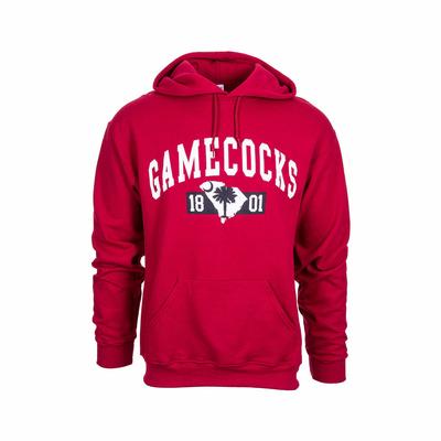 Eat More Tees University of South Carolina Gamecocks Pullover Hoodie - Grey