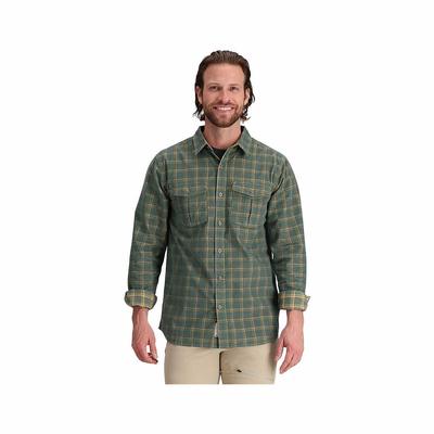 Look Stylish in Men's Fremont Double-Brushed Flannel Shirt