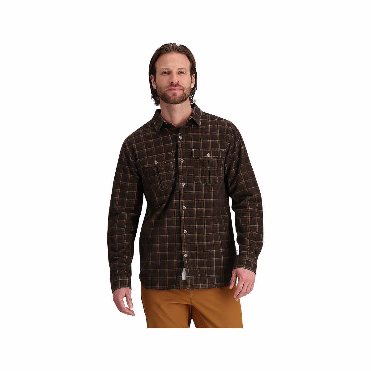 Men's Covert Cord Organic Cotton Long Sleeve