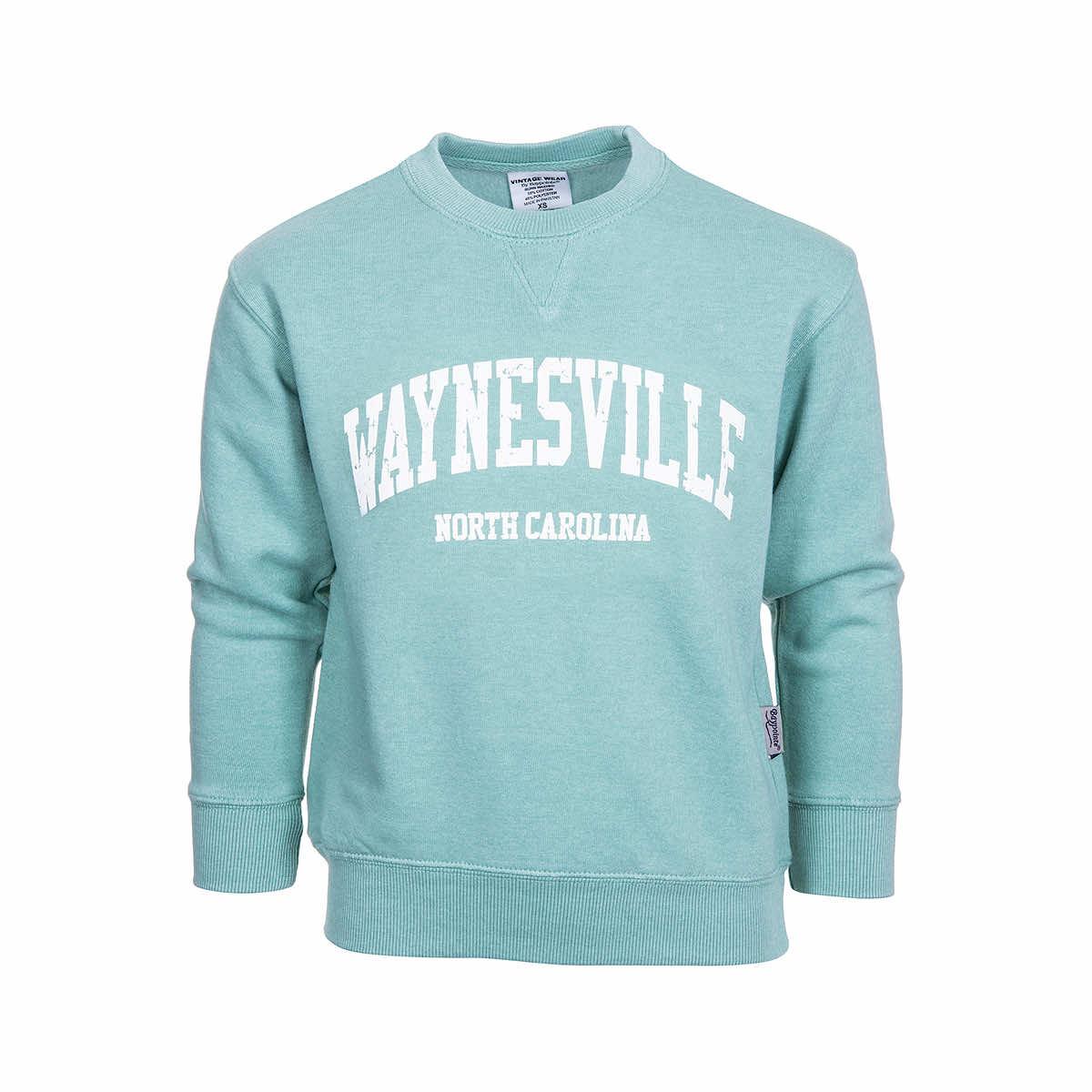 Kids' Waynesville Burn Wash Crew Sweatshirt