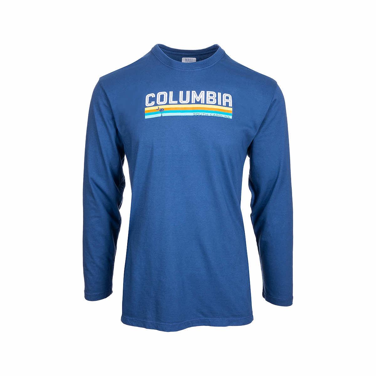 Columbia Retro Stripe Palmetto Moon Long Sleeve T-Shirt