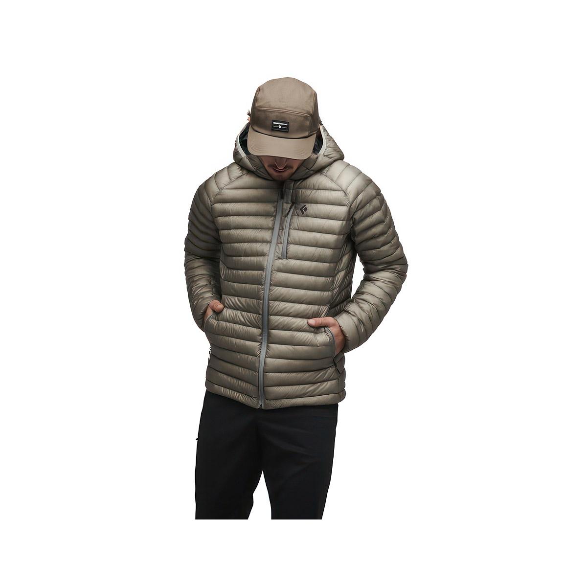 Men's Cotton Fleece Full Zip Hooded Sweatshirt - All In Motion™ Brown L