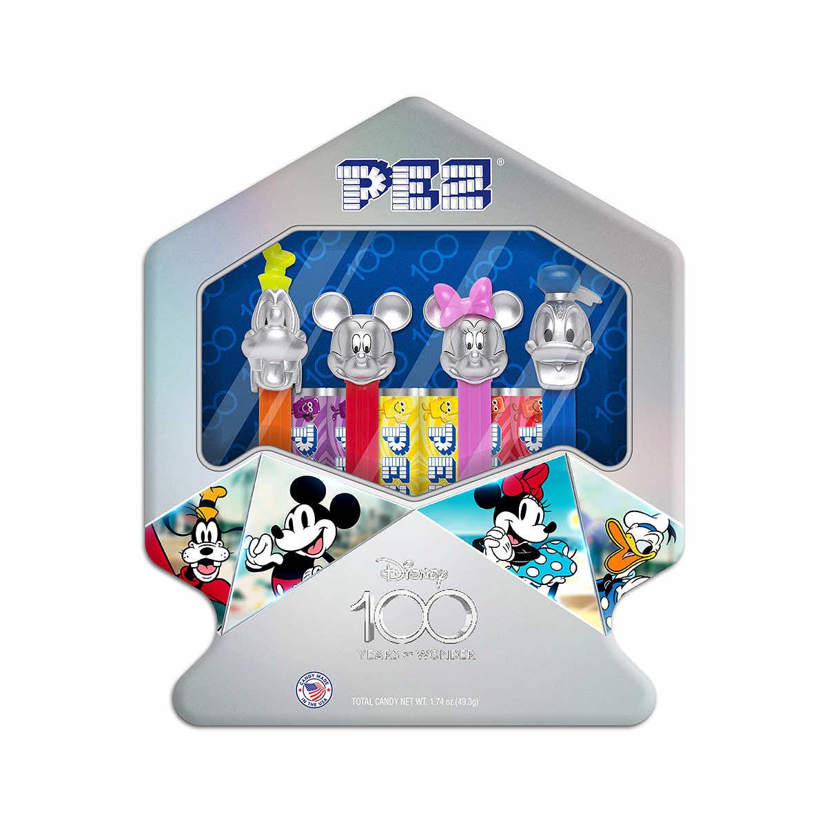 Disney 100 Years of Wonder PEZ Gift Tin Candy