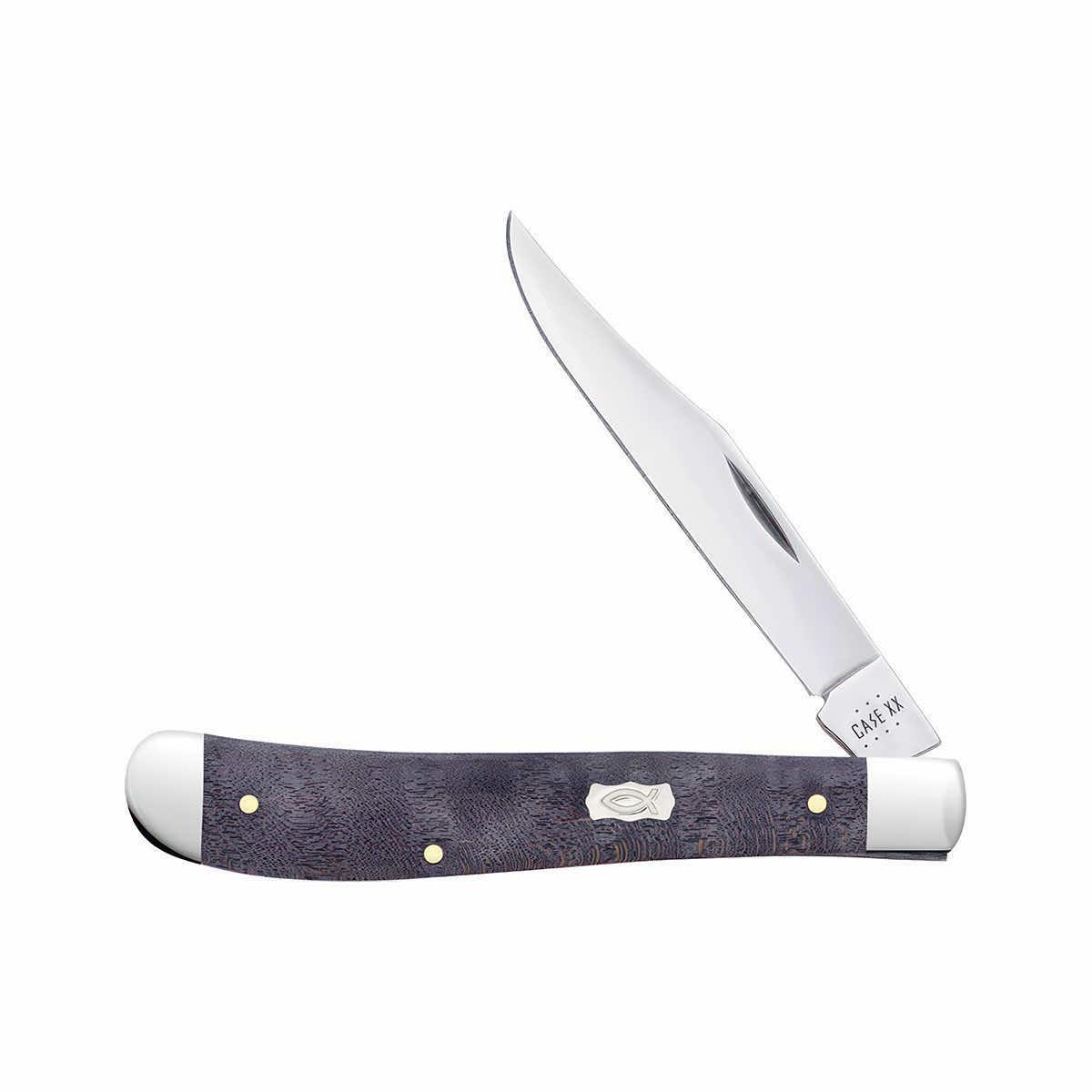 Case Yellow Handle Slimline Trapper Pocket Knife