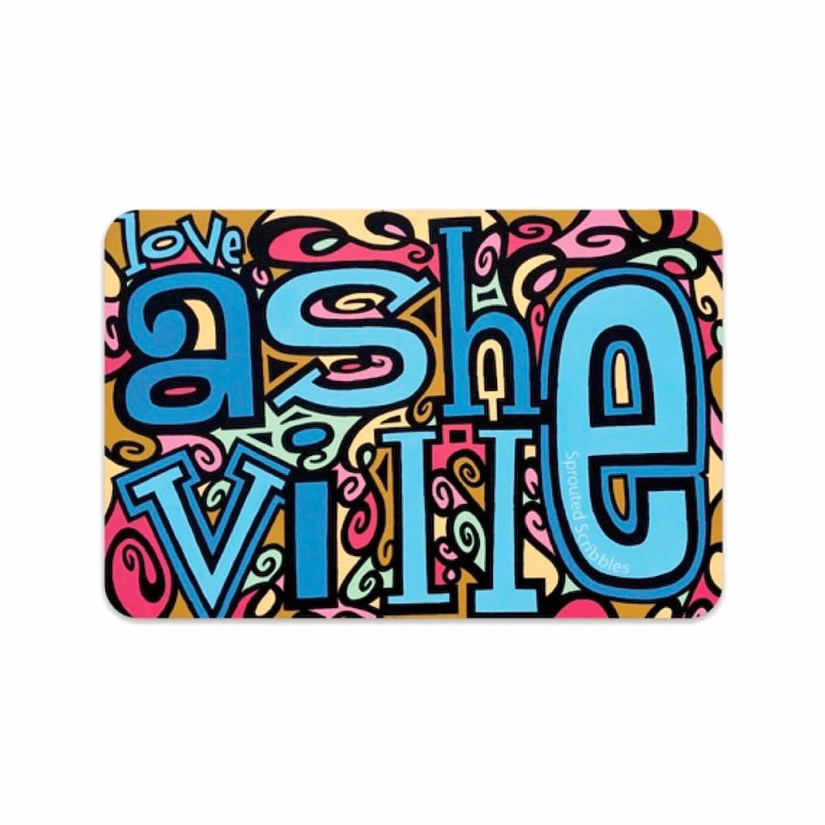 Love Asheville Sticker