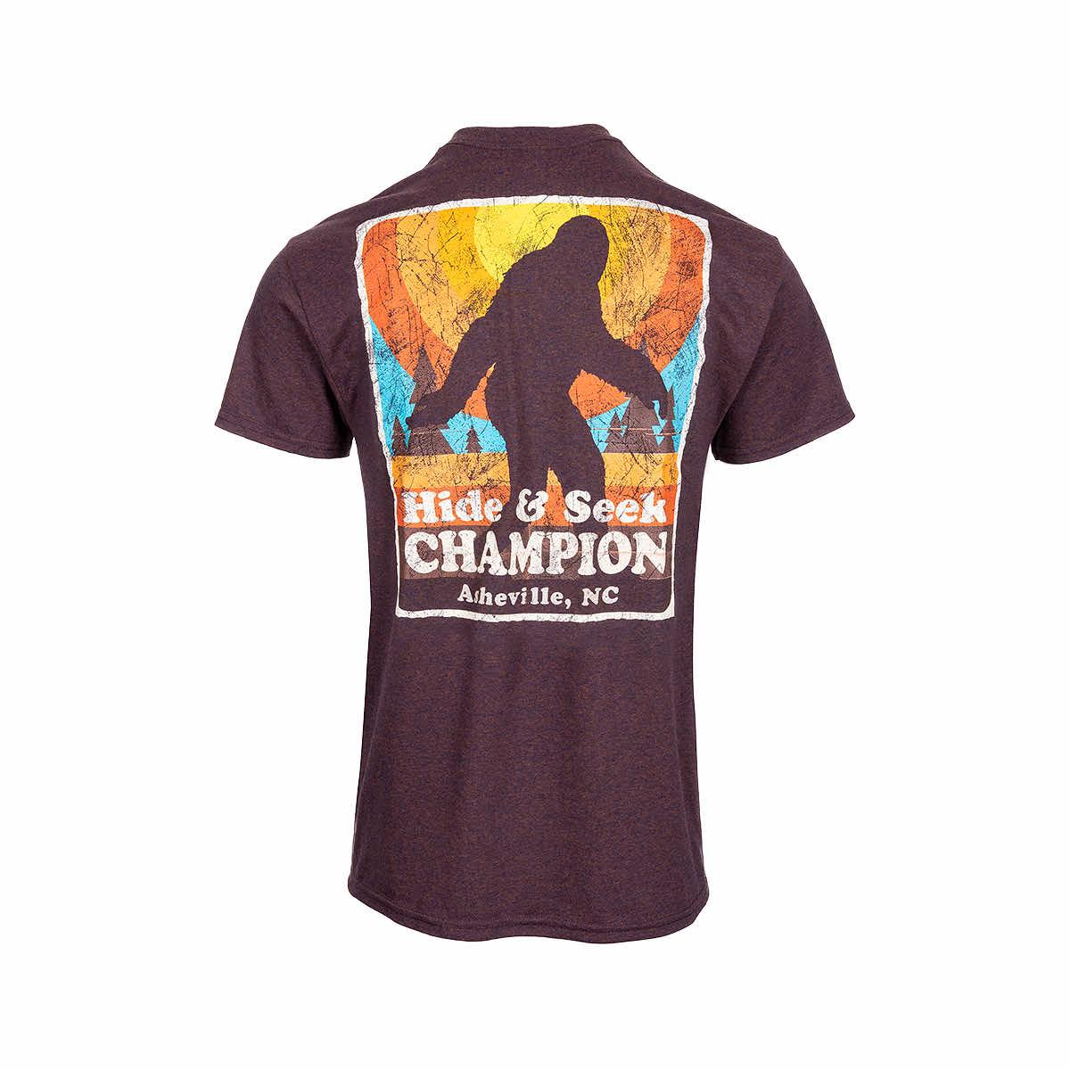 Mast General Store | Mast General Store Asheville Bigfoot Hide u0026 Seek  Champion Short Sleeve T-Shirt