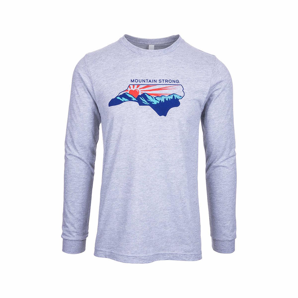  Mountain Strong Hurricane Relief Long Sleeve T- Shirt