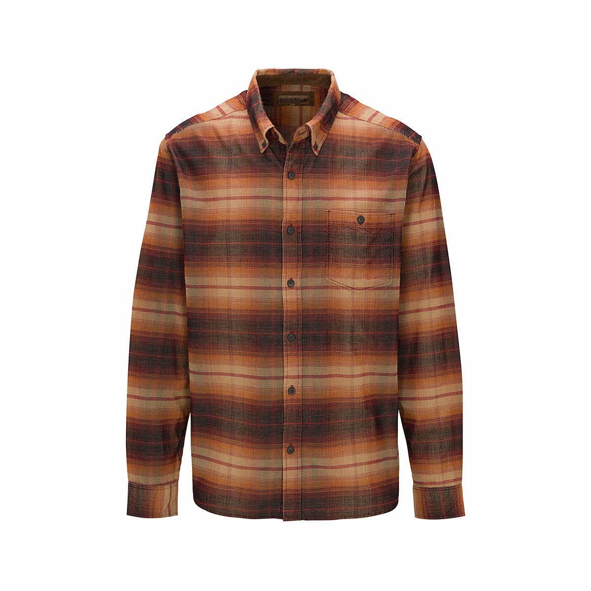 Plaid Long Sleeve Men’s Button Down online Shirt L