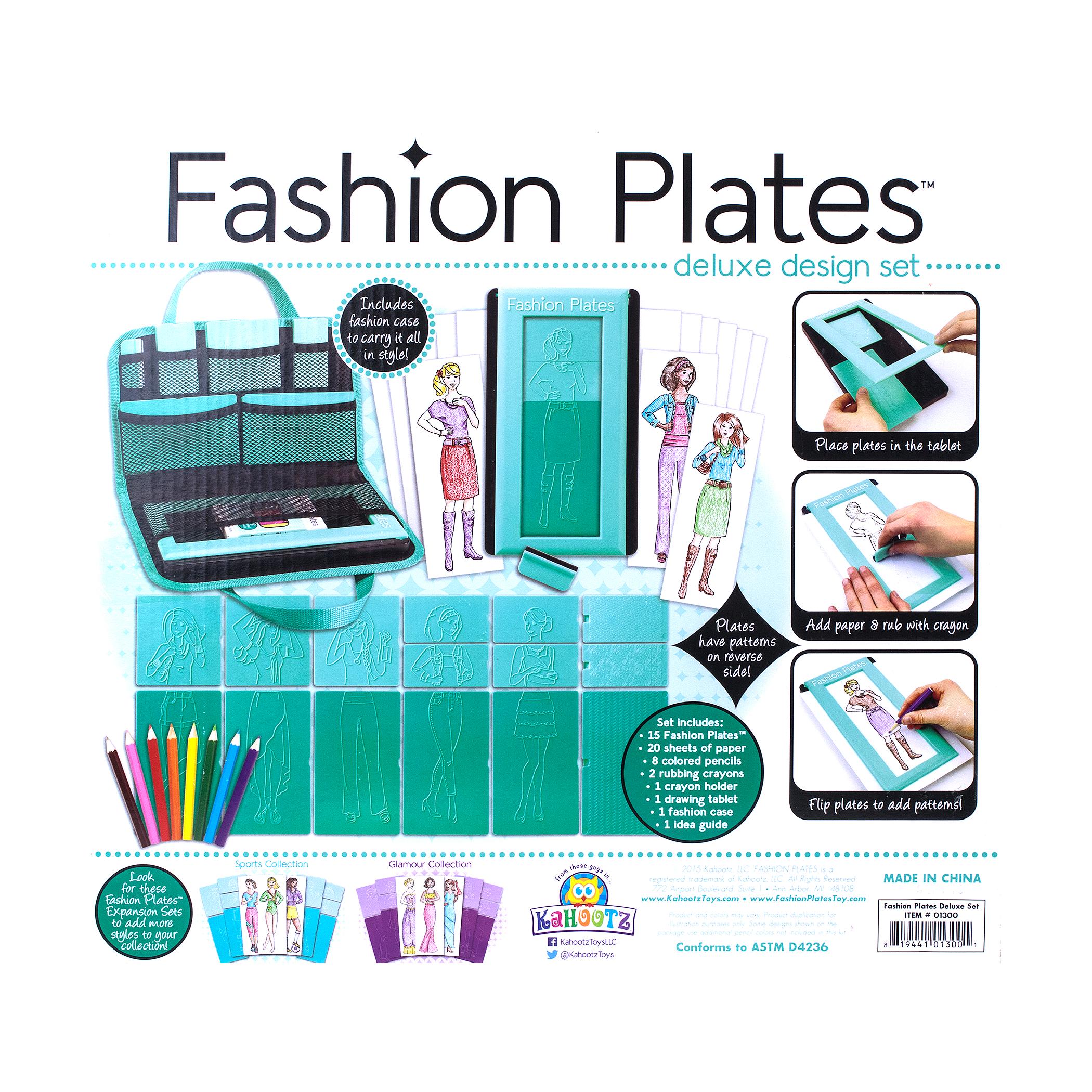 Fashion Plates Deluxe Design Craft Set
