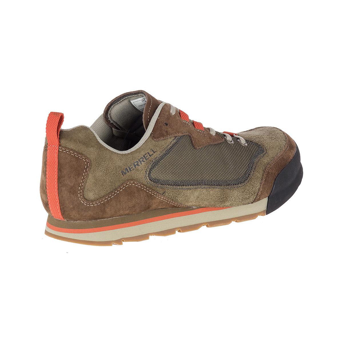 merrell men's burnt rock travel suede hiking shoe