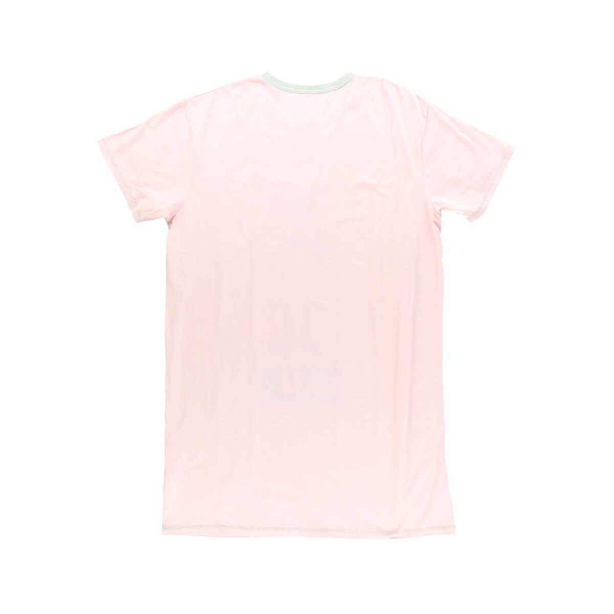 Hello Mello Women's Sleep and Lounge Pajamas Top Short Sleeve Crewneck  Lightweight Dream Tee Shirt - Pink, Small at  Women's Clothing store