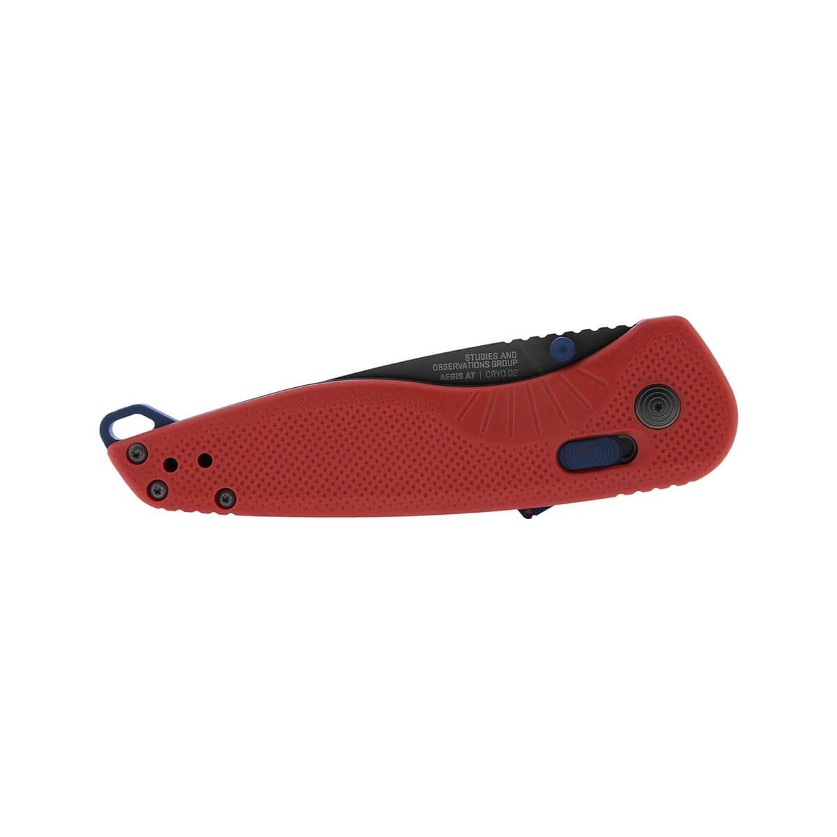 SOG Knives Aegis FX Knife - Rescue Red + Indigo