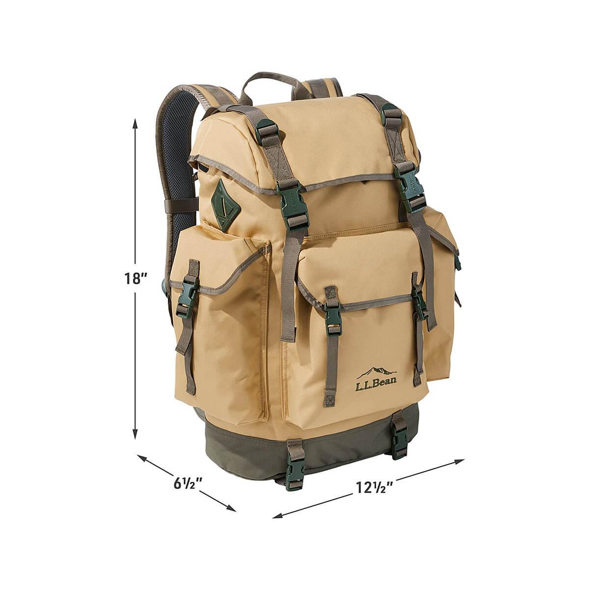  L.L.BEAN - Continental S Rucksack - Camouflage Green Backpack :  Sports & Outdoors