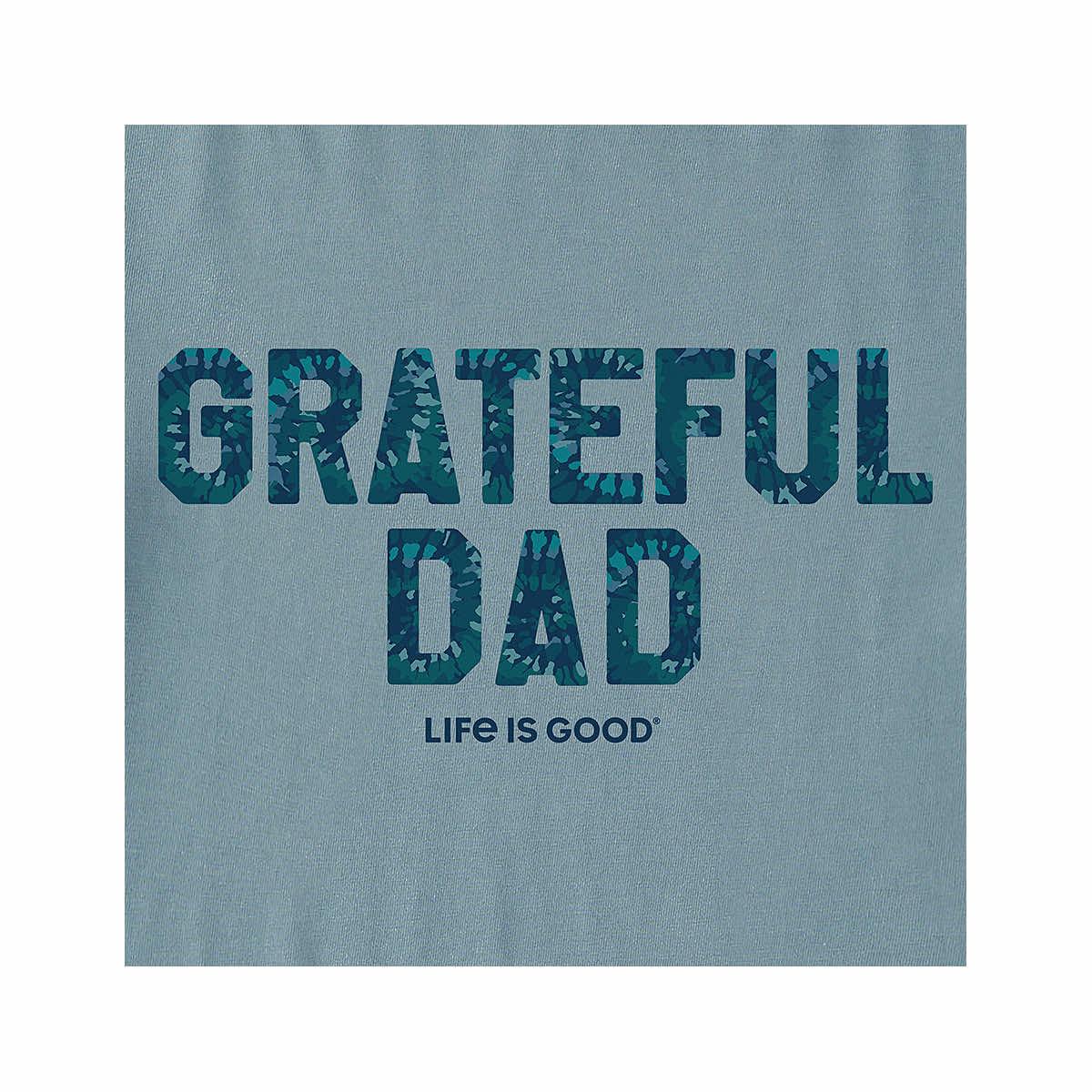 Men's Grateful Dad Tie Dye Crusher Tee