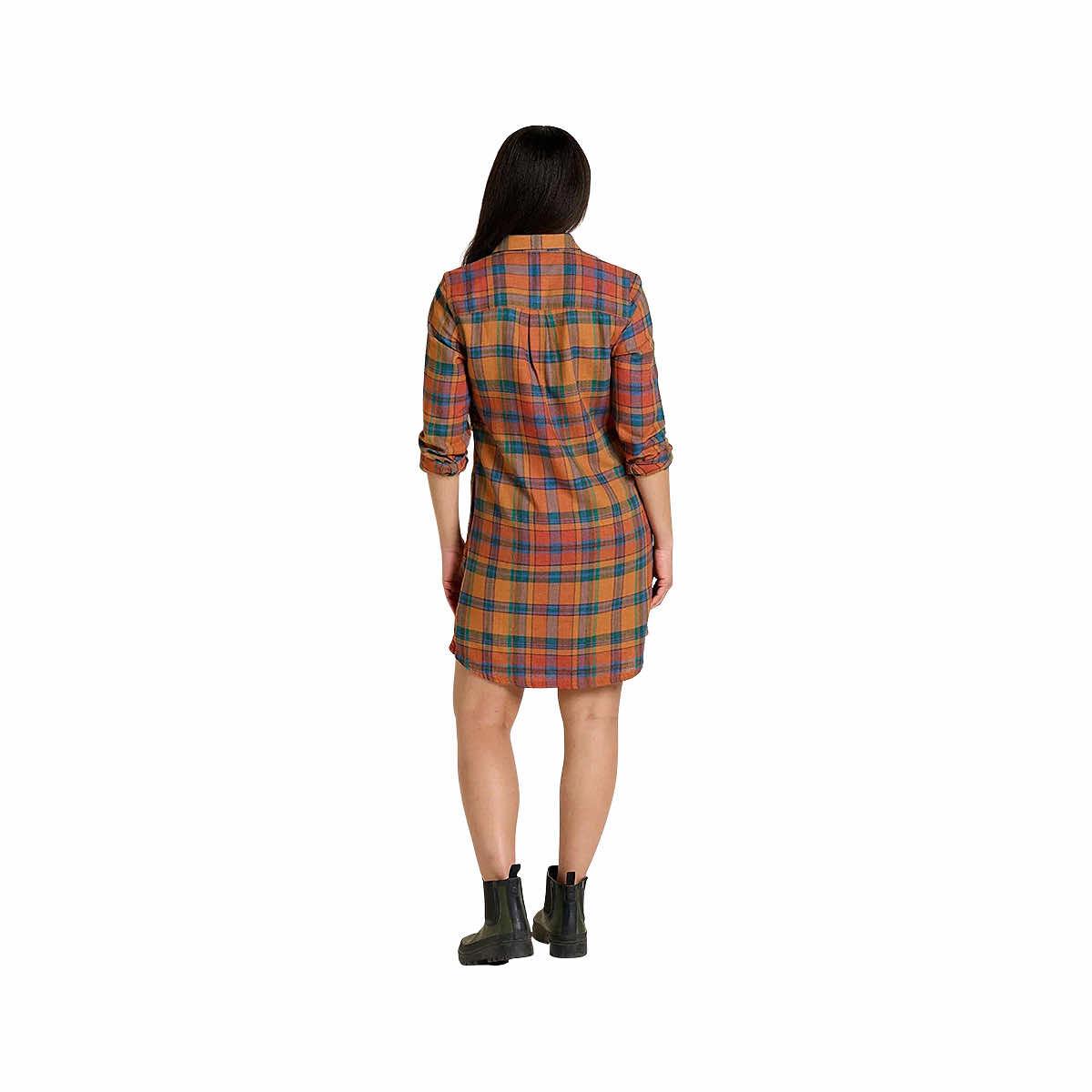 Women's Re-Form Flannel Long Sleeve Shirt Dress