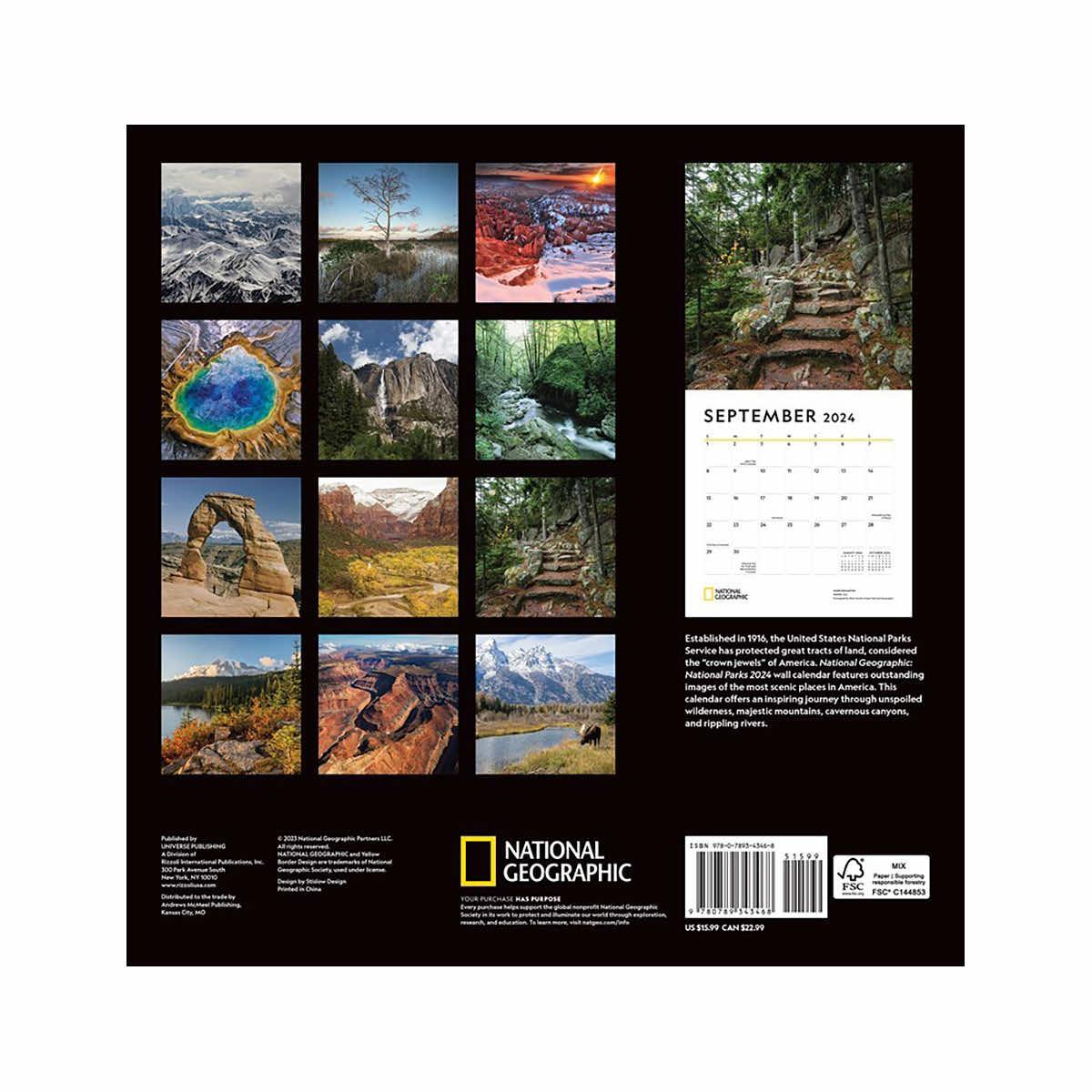 2024 National Parks Calendar – The Landmark Project