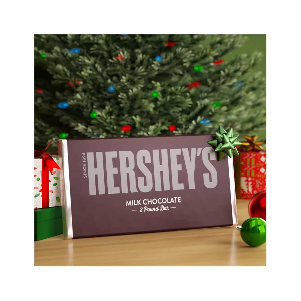 HERSHEY'S Chocolate Bar, Milk Chocolate Candy Bar, 1 Pound Bar : :  Grocery & Gourmet Food