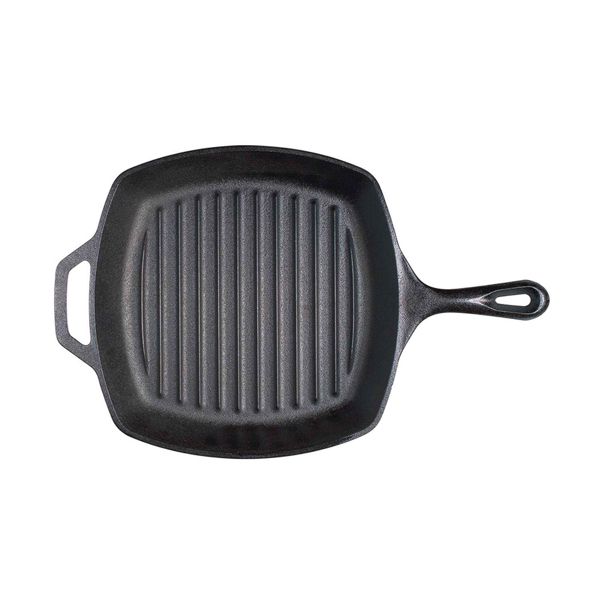 10Sq. Cast Iron Grill Pan