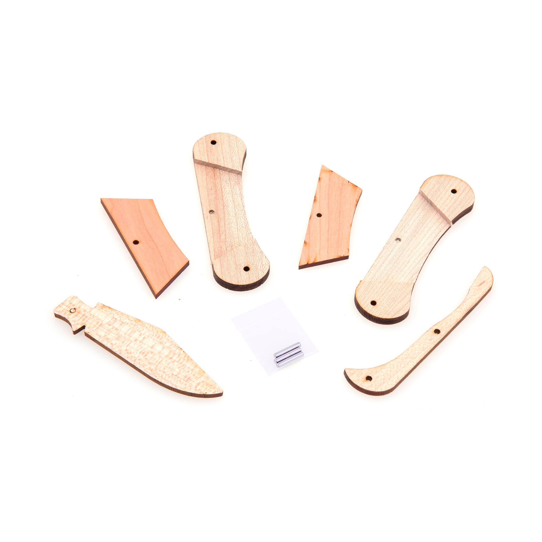 | Wooden Pocket Knife Kit